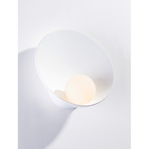 Lampada da parete bianco opaco in acciaio Minim – Nova Luce-image-2