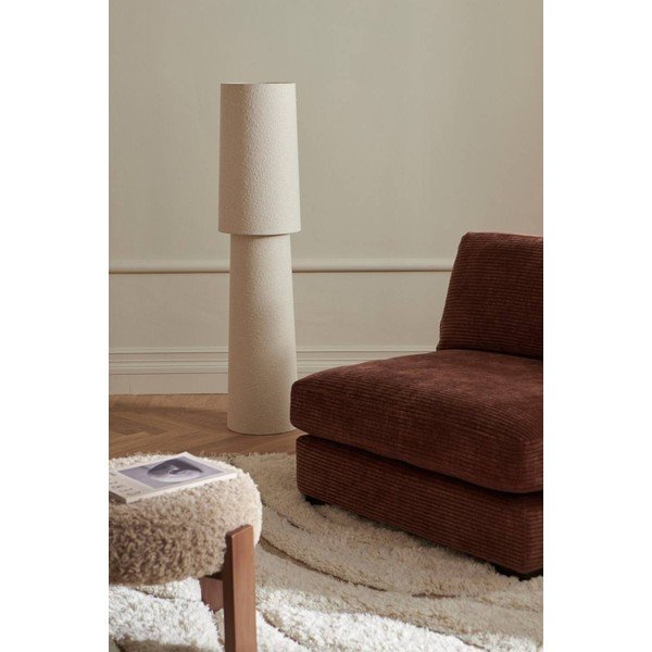 Lampada da terra color crema in bouclé (altezza totale 119 cm) Philo – Ellos Home-image-3