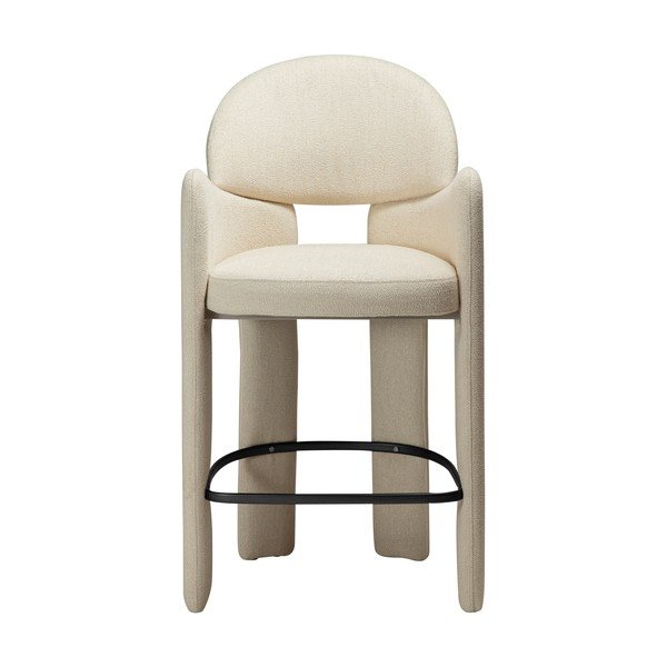 Sgabello da bar beige (altezza della seduta 68,5 cm) Aole – DAN-FORM Denmark-image-2