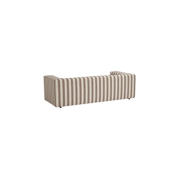 Divano marrone/color crema con rivestimento in ciniglia 220 cm Lisa – Ellos Home-image-4