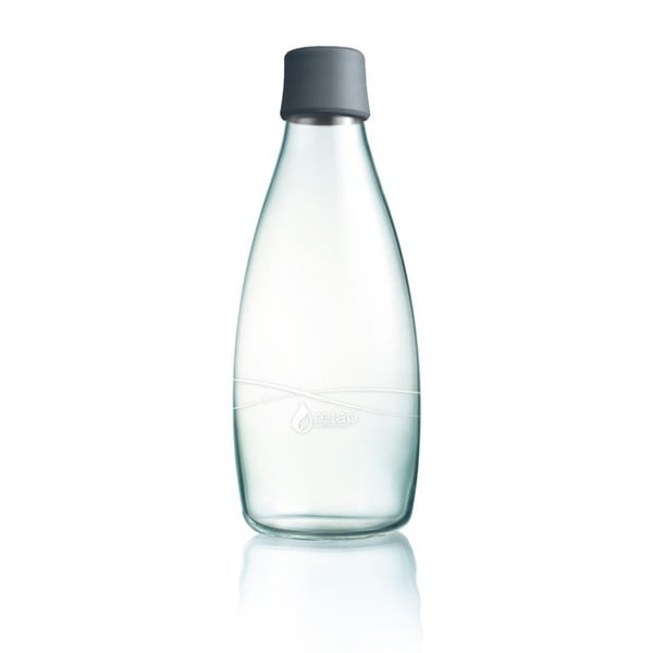 Bottiglia di vetro grigio, 800 ml - ReTap