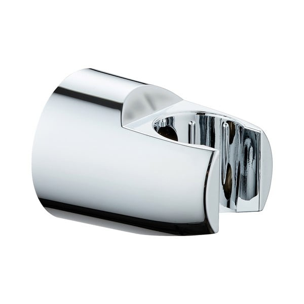 Soffione doccia con tubo flessibile color argento lucido Basic Line – Wenko-image-1