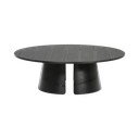 Tavolino nero , ø 110 cm Cep - Teulat