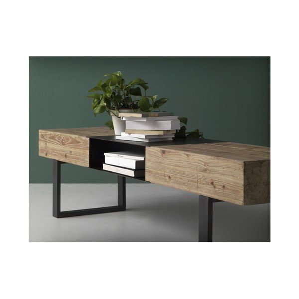 Tavolo TV con gambe in metallo , 180 x 40 cm Robust - Geese-image-1