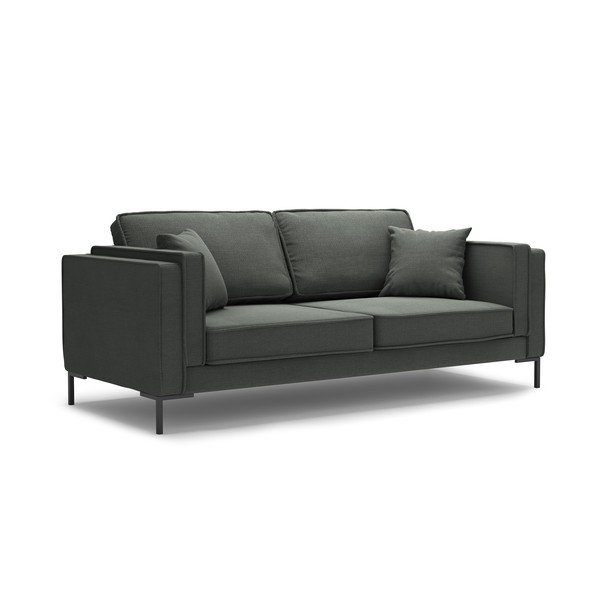 Divano grigio scuro , 160 cm Attilio - Milo Casa-image-2