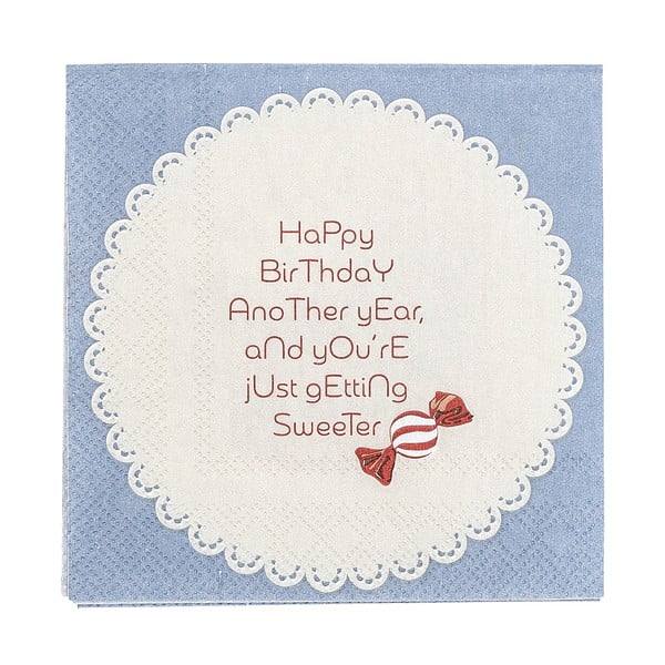 Set di tovaglioli di carta  20 pezzi Oscar - Bloomingville Mini-image-2