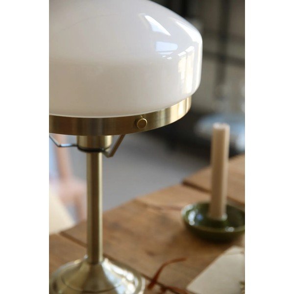 Lampada da tavolo color crema/color ottone (altezza totale 39 cm) Aurelia – Markslöjd-image-2