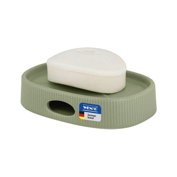 Portasaponetta verde in ceramica Fablo – Wenko-image-3