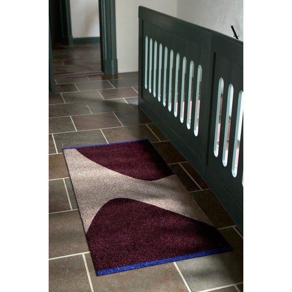 Tappeto burgundy/grigio 70x150 cm Rocks – Mette Ditmer Denmark-image-2