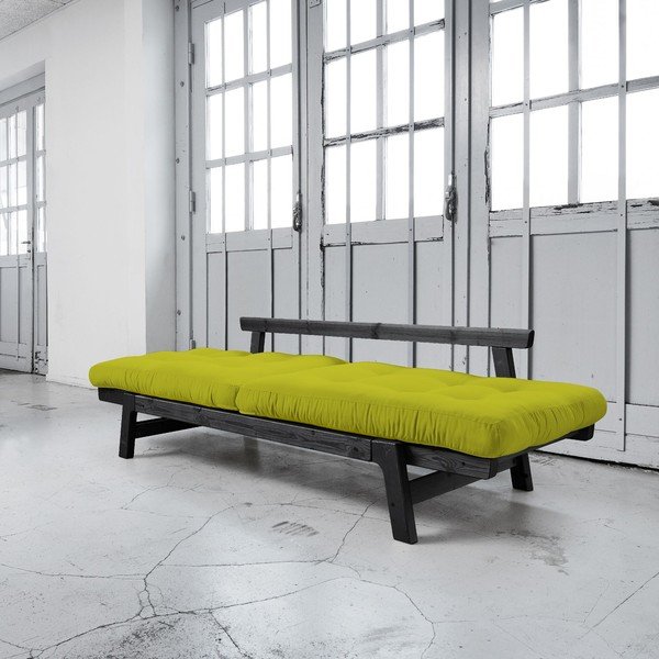 Rozkládací pohovka Karup Step Black/Pistacio-image-2
