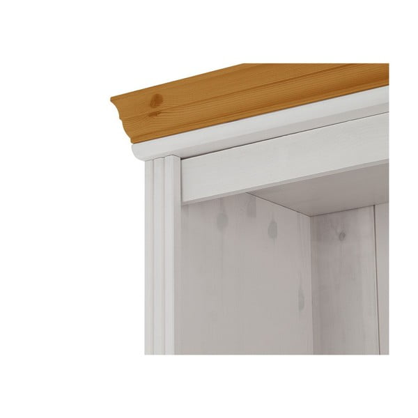 Vetrina in legno di pino bianco 74x223 cm Anita - Støraa-image-1