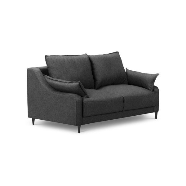 Divano grigio scuro Ancolie, 150 cm - Mazzini Sofas-image-2