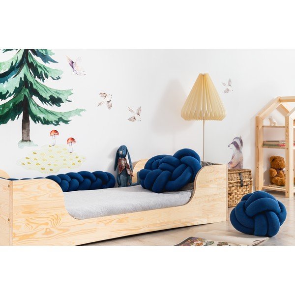 Cuscino in cotone blu scuro - Adeko
