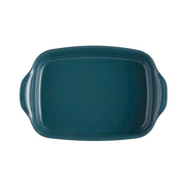 Piastra rettangolare blu papavero , 36 x 23 cm - Emile Henry-image-2