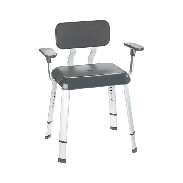 Sedia da doccia con schienale Doccia Secura Premium - Wenko