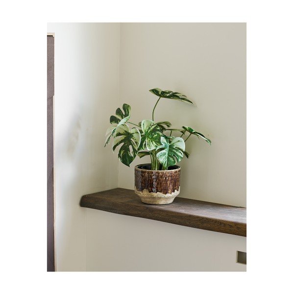 Fiore artificiale (altezza totale 41 cm) Monstera – House Nordic-image-1