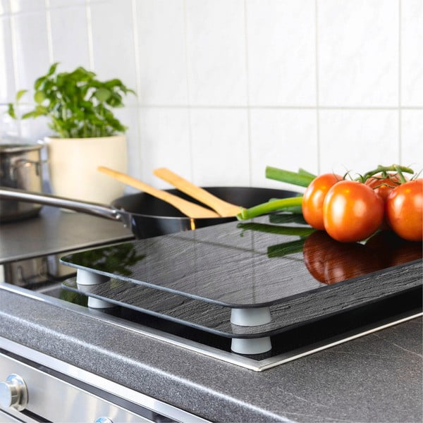 Set di 2 cappe da cucina in vetro con, 52 x 30 cm Slate - Wenko-image-1
