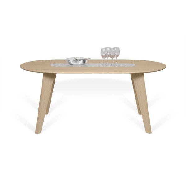 Tavolo da pranzo con piano in rovere 180x100 cm Lago - TemaHome-image-4