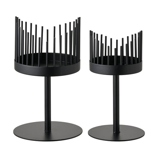 Portacandele in set in metallo 2 pz Amara – House Nordic