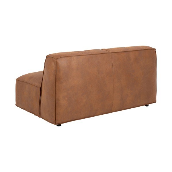 Modulo divano marrone cognac (parte centrale) - Bonami Selection-image-3