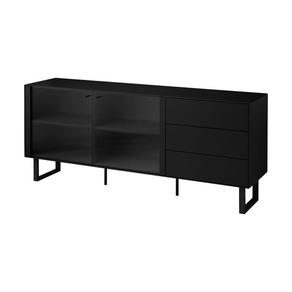 Cassettiera nera 180x79 cm Edge by Hammel - Hammel Furniture-image-2