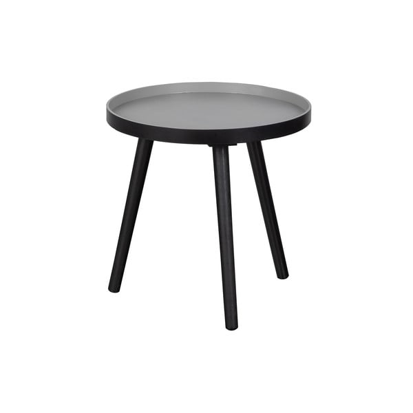 Tavolino nero , ø 41 cm Sasha - WOOOD-image-1