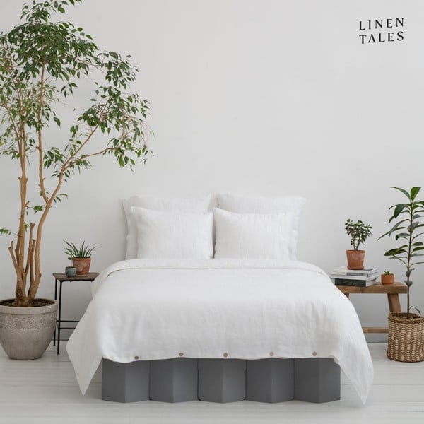 Biancheria da letto in canapa bianca 200x200 cm - Linen Tales