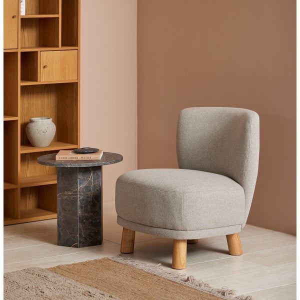 Tavolino rotondo in marmo ø 50 cm Naxos - Actona-image-1