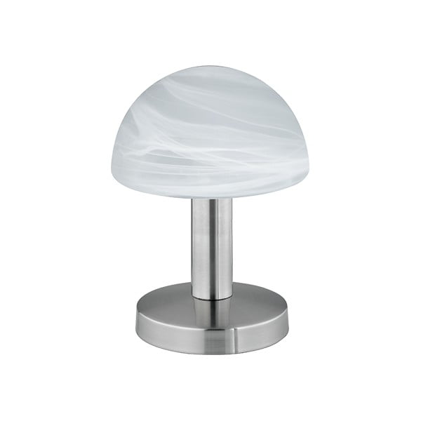 Lampada da tavolo in argento, altezza 21 cm Fynn - Trio