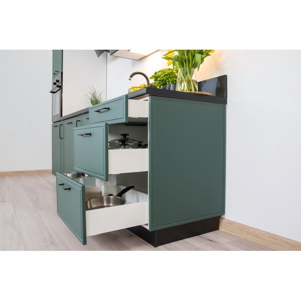 Cucina dritta con piano di lavoro (senza montaggio) 280 cm Aden - STOLKAR-image-4