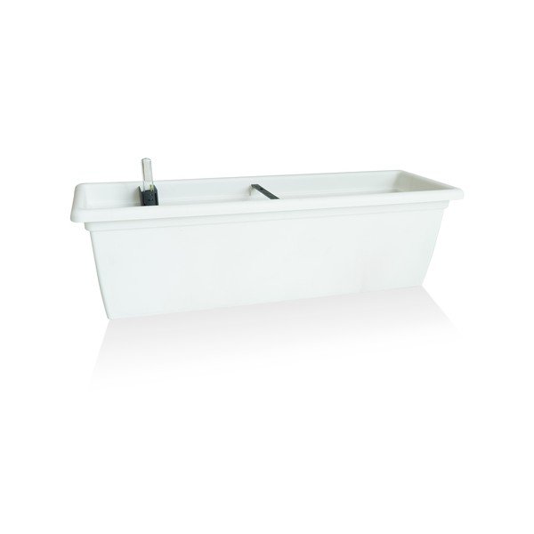 Fioriera in plastica riciclata con sistema di auto-irrigazione 39,5 cm Magnolie 2SMART – Gardenico