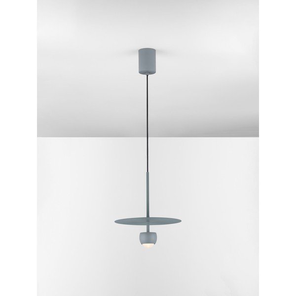 Lampadario LED blu polveroso in alluminio ø 30 cm Edem – Nova Luce-image-4