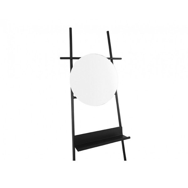 Scala decorativa nera con specchio Glint - Leitmotiv-image-2