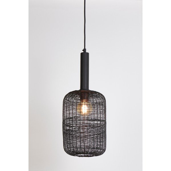 Lampada da soffitto nera ø 22 cm Lekang - Light & Living-image-1