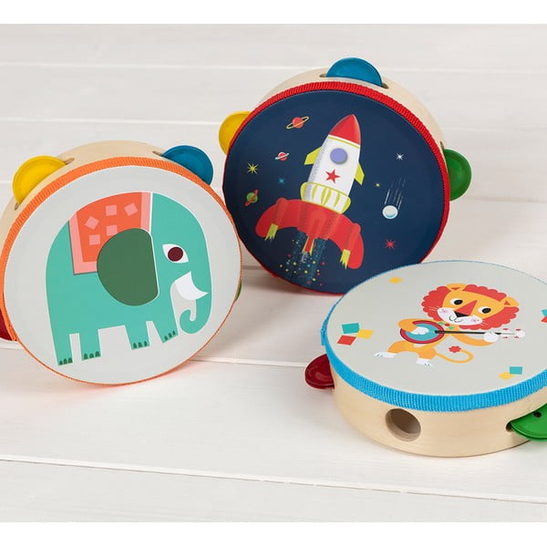 Giocattolo musicale Tambourine Animal Band - Rex London-image-2