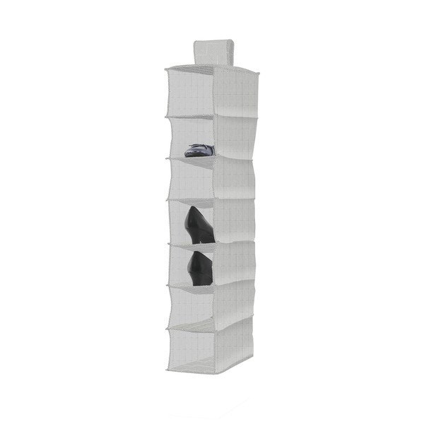 Organizzatore guardaroba grigio con 7 scomparti Boston - Compactor-image-3