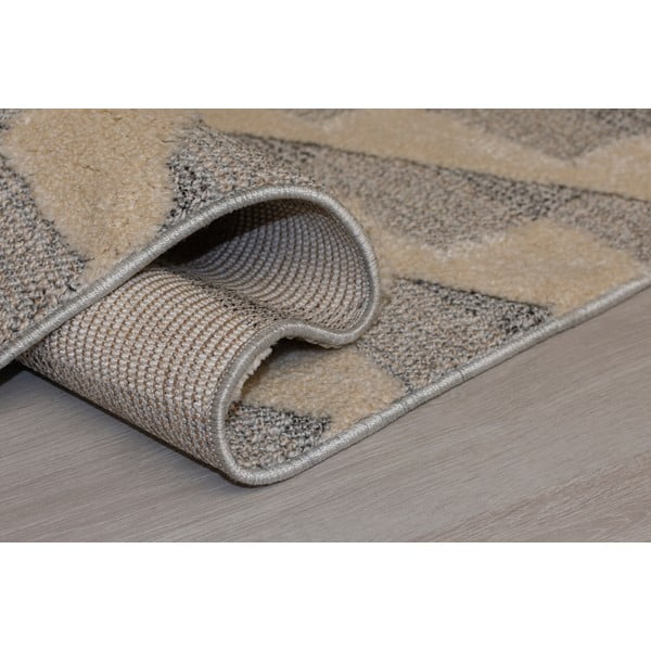 Tappeto Hampton crema e grigio, 120 x 170 cm - Flair Rugs-image-2
