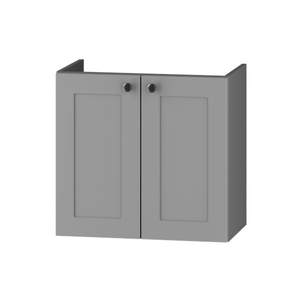 Mobile basso sospeso grigio sotto il lavabo 61,5x55,5 cm Senja - STOLKAR