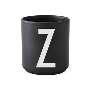 Tazza in porcellana nera Alphabet Z, 250 ml A-Z - Design Letters