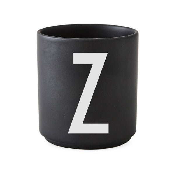 Tazza in porcellana nera Alphabet Z, 250 ml A-Z - Design Letters