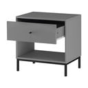 Comodino grigio Celine - Støraa