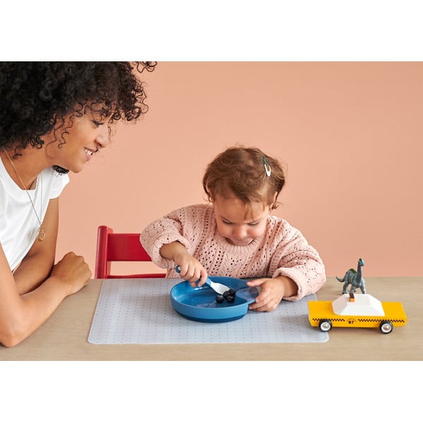 Posate di plastica per bambini in bianco e rosa chiaro 2 pz. Flowers & butterflies - Mepal-image-3