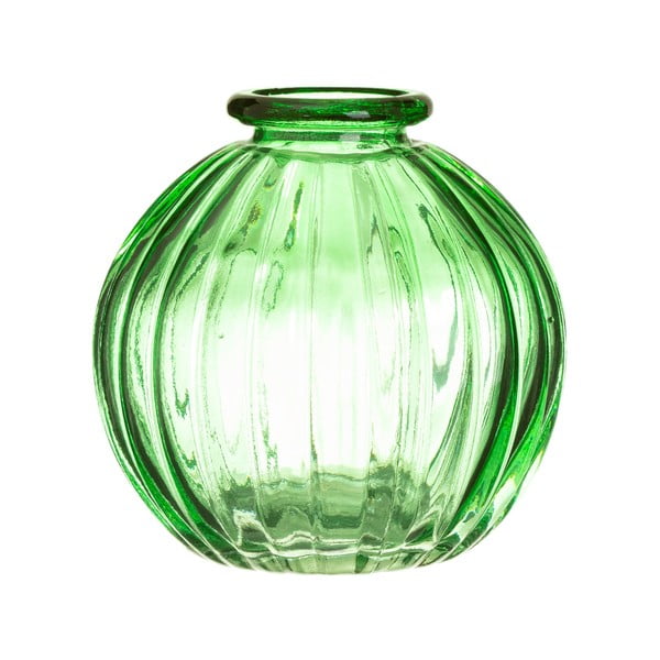 Vasi in vetro verde in set di 3 pezzi - Sass & Belle-image-4