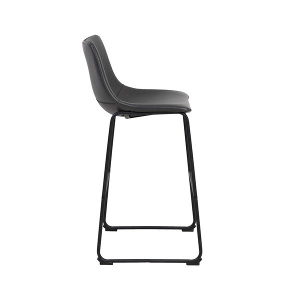 Sgabello da bar grigio scuro Jeddo - Light & Living-image-3