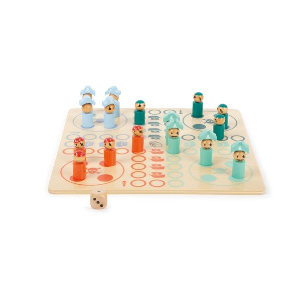Gioco da tavolo in legno per bambini Pirates - Legler-image-1