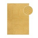 Tappeto in lana gialla 160x230 cm Zen Garden - Flair Rugs