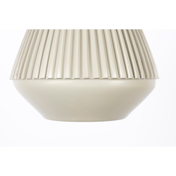 Lampada a sospensione beige con paralume in metallo ø 26 cm Aysa - White Label-image-2