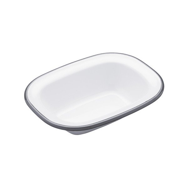 Smaltovaná hranatá forma na koláč Kitchen Craft Living Nostalgia, 16 cm
