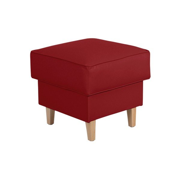 Lorris Poggiapiedi in similpelle rosso peperoncino - Max Winzer