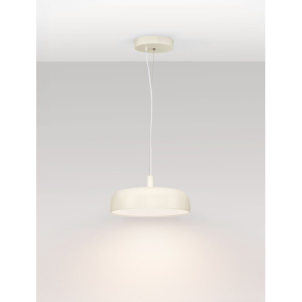 Lampadario LED color crema in alluminio con intensità regolabile ø 40 cm Noelia – Nova Luce-image-4